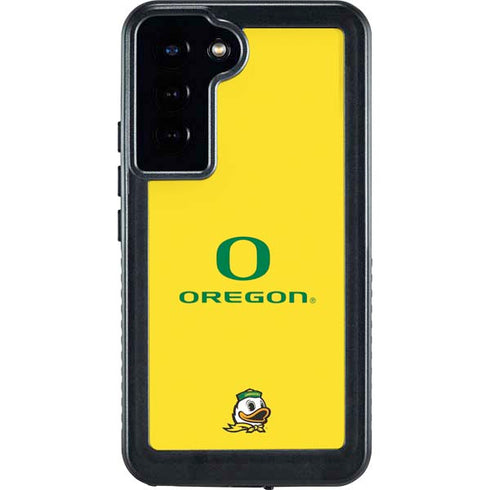 University of Oregon Ducks Green Gradient Galaxy S24 Plus Waterproof Case