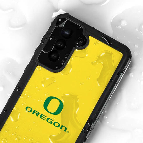 University of Oregon Ducks Green Gradient Galaxy S24 Plus Waterproof Case