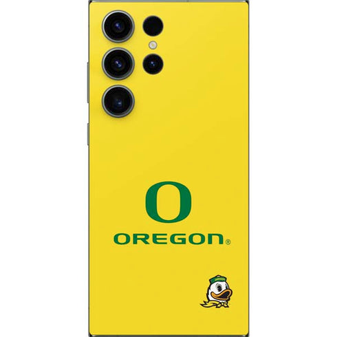 University of Oregon Ducks Green Gradient Galaxy S25 Ultra Skin