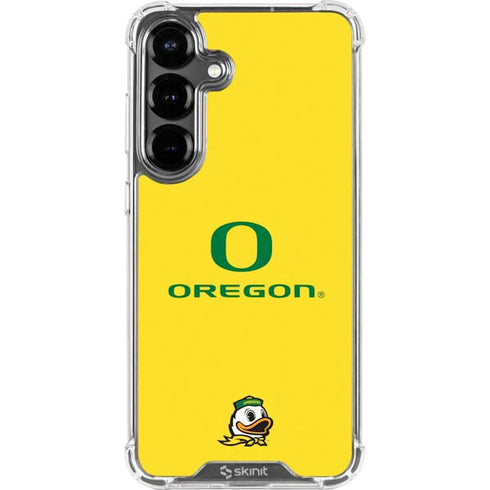 University of Oregon Ducks Green Gradient Galaxy S26 Plus Clear Case