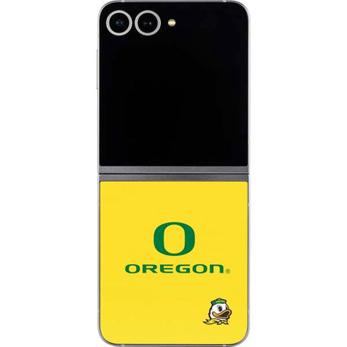University of Oregon Ducks Green Gradient Galaxy Z Flip6 Skin