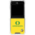 University of Oregon Ducks Green Gradient Galaxy Z Flip6 Clear Case