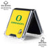 University of Oregon Ducks Green Gradient Galaxy Z Flip6 Clear Case