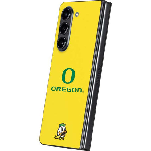 University of Oregon Ducks Green Gradient Galaxy Z Fold5 5G Skin