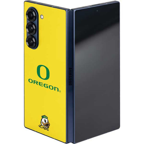 University of Oregon Ducks Green Gradient Galaxy Z Fold6 Skin
