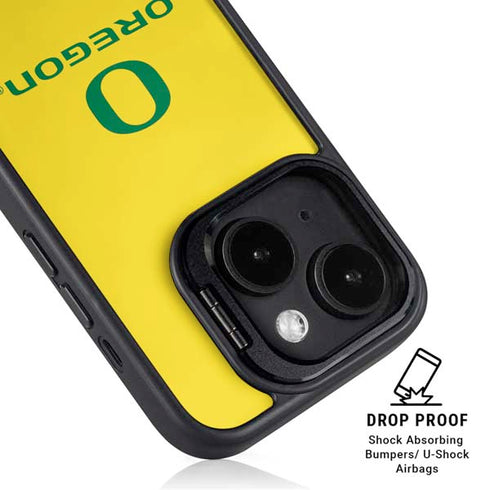 University of Oregon Ducks Green Gradient iPhone 14 Kickstand Case