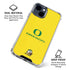 University of Oregon Ducks Green Gradient iPhone 15 Clear Case