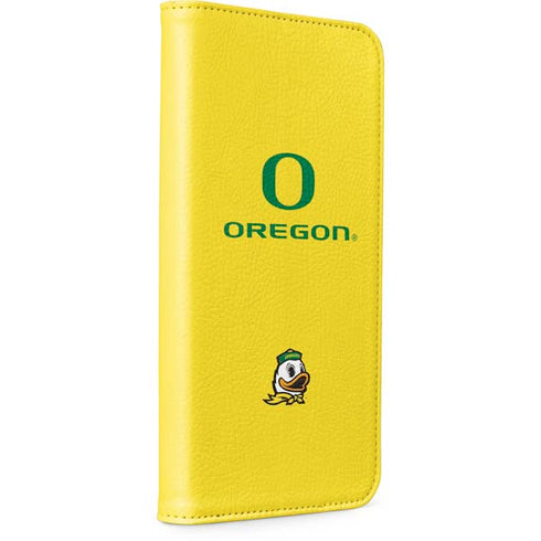University of Oregon Ducks Green Gradient iPhone 15 Folio Case