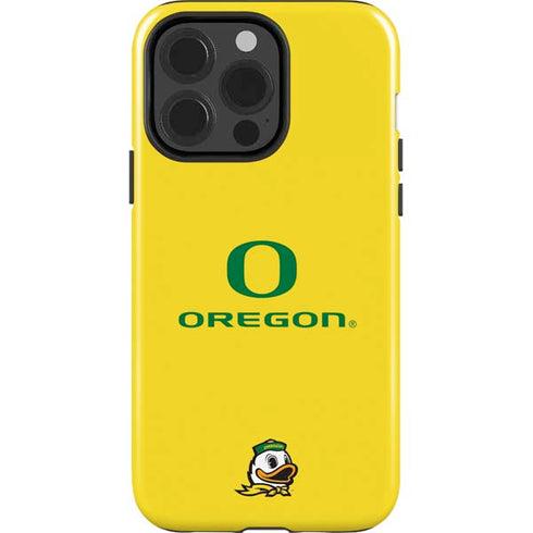 University of Oregon Ducks Green Gradient iPhone 15 Pro Impact Case