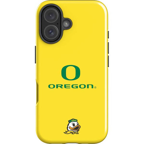 University of Oregon Ducks Green Gradient iPhone 16 Impact Case