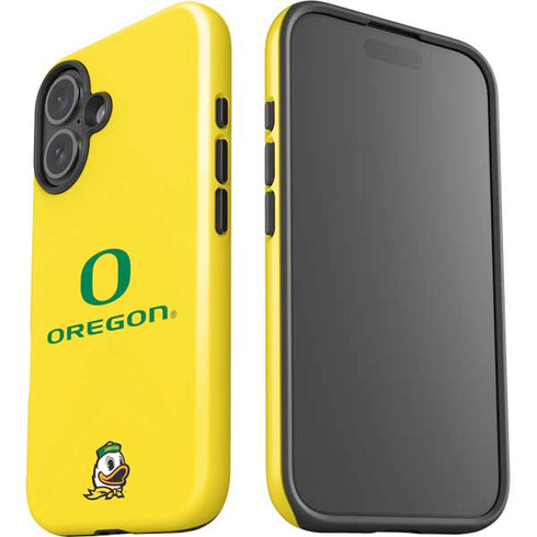 University of Oregon Ducks Green Gradient iPhone 16 Plus Impact Case