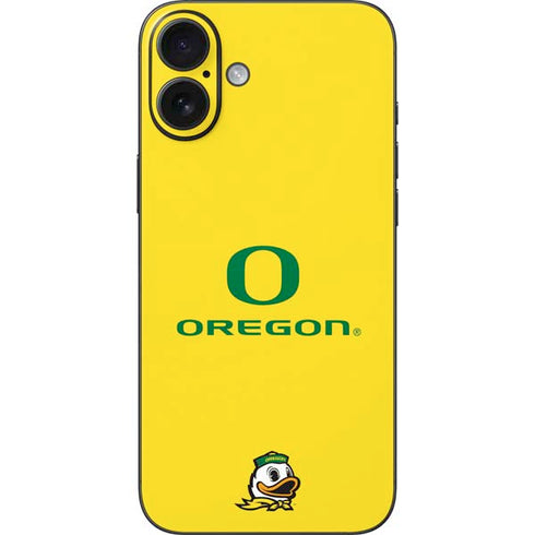 University of Oregon Ducks Green Gradient iPhone 16 Plus Skin