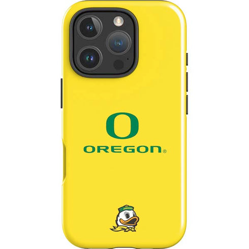 University of Oregon Ducks Green Gradient iPhone 16 Pro Impact Case