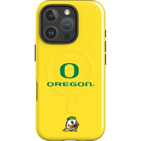 University of Oregon Ducks Green Gradient iPhone 16 Pro Magsafe Impact Case