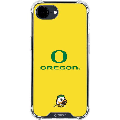 University of Oregon Ducks Green Gradient iPhone 16e Clear Case