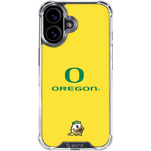 University of Oregon Ducks Green Gradient iPhone 17 Clear Case
