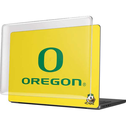 University of Oregon Ducks Green Gradient MacBook Pro 14in (2021-24) Case plus Skin