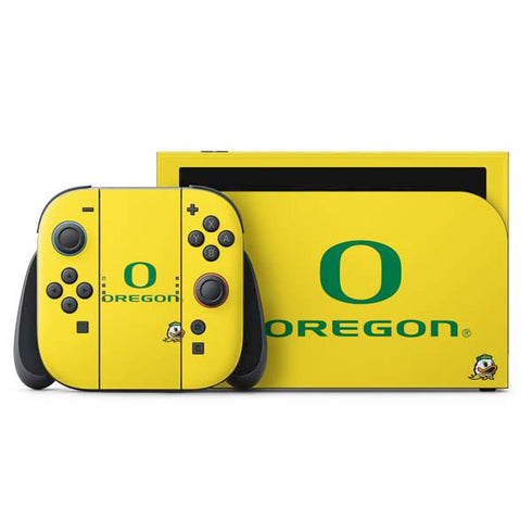 University of Oregon Ducks Green Gradient Nintendo Switch 2 (2025) with Joy-Con Skin