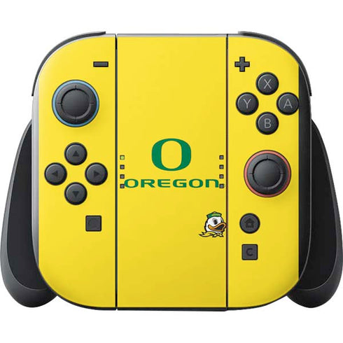 University of Oregon Ducks Green Gradient Nintendo Switch 2 (2025) with Joy-Con Skin