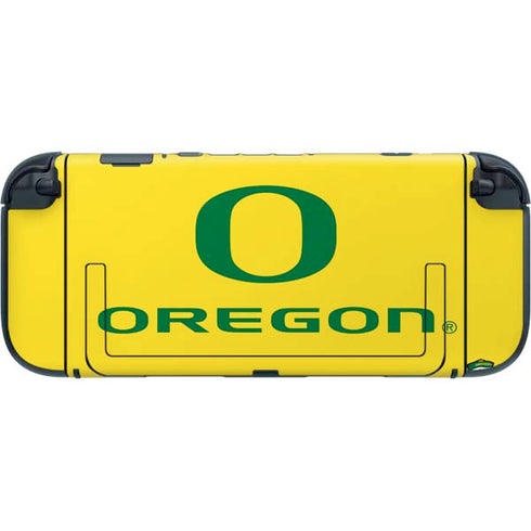 University of Oregon Ducks Green Gradient Nintendo Switch 2 (2025) with Joy-Con Skin
