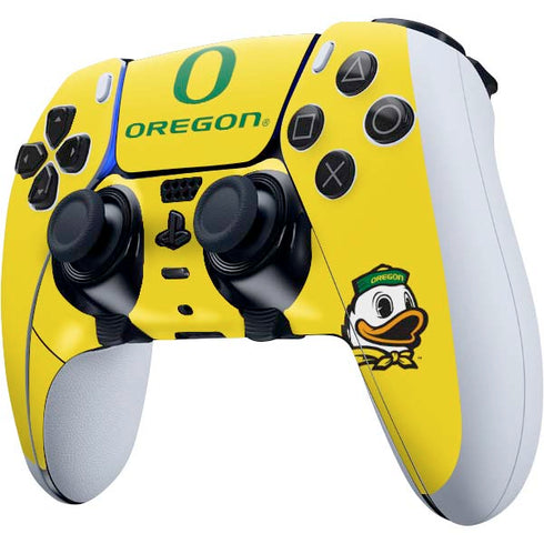 University of Oregon Ducks Green Gradient PS5 DualSense Edge Pro Controller Skin