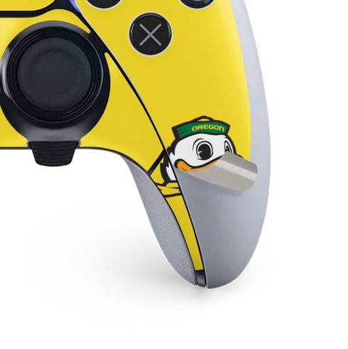 University of Oregon Ducks Green Gradient PS5 DualSense Edge Pro Controller Skin