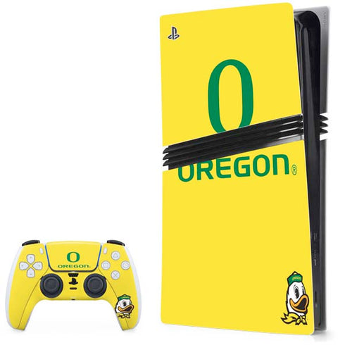 University of Oregon Ducks Green Gradient PlayStation PS5 Skins
