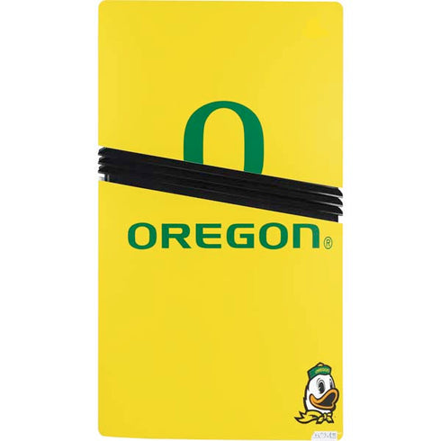 University of Oregon Ducks Green Gradient PS5 Pro Console Skin