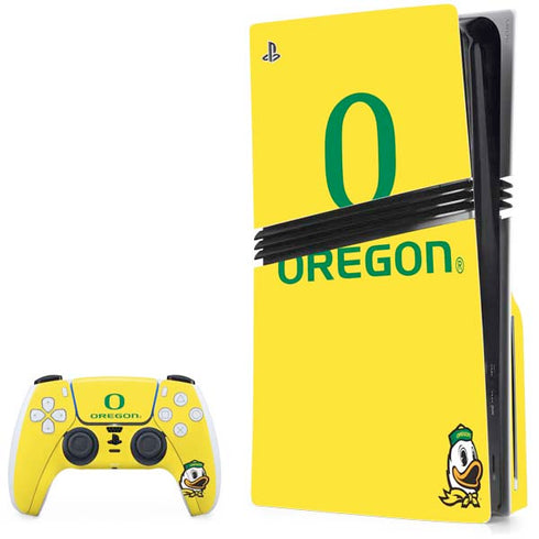 University of Oregon Ducks Green Gradient PlayStation PS5 Skins