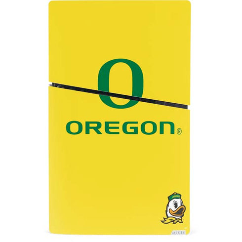 University of Oregon Ducks Green Gradient PS5 Slim Digital Edition Console Skin