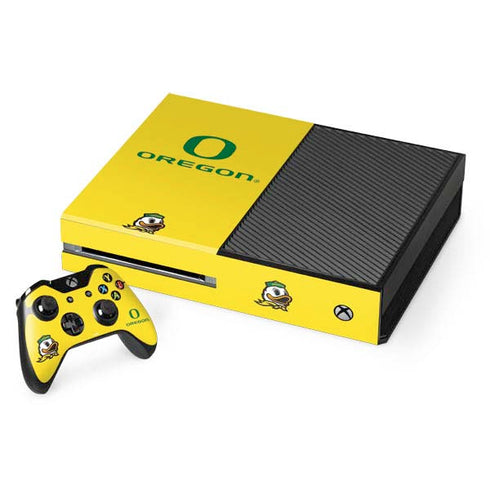 University of Oregon Ducks Green Gradient Xbox One Skins