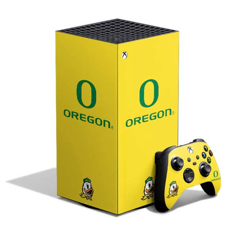University of Oregon Ducks Green Gradient XBox Series X Digital Edition Bundle Skin