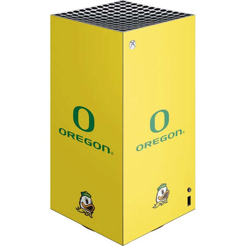 University of Oregon Ducks Green Gradient XBox Series X Digital Edition Console Skin