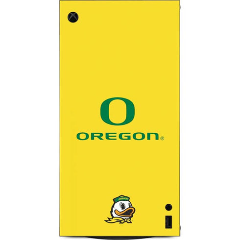 University of Oregon Ducks Green Gradient XBox Series X Digital Edition Console Skin