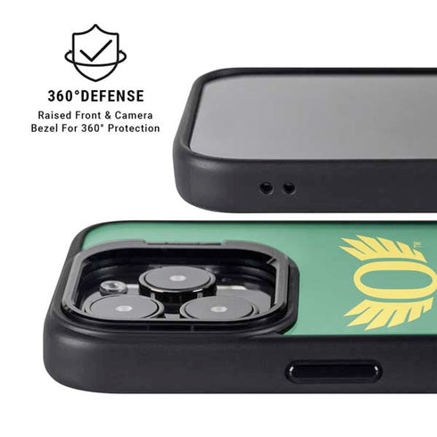 University of Oregon Ducks Green iPhone 13 Pro Kickstand Case