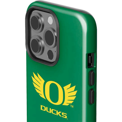University of Oregon Ducks Green iPhone 15 Pro Impact Case
