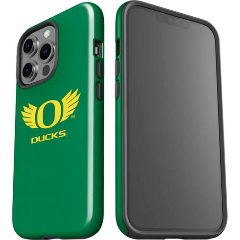 University of Oregon Ducks Green iPhone 15 Pro Impact Case