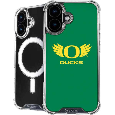University of Oregon Ducks Green iPhone 16 MagSafe Case