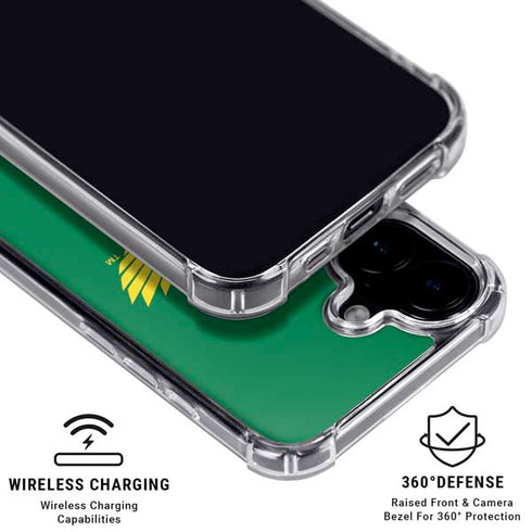 University of Oregon Ducks Green iPhone 16 MagSafe Case