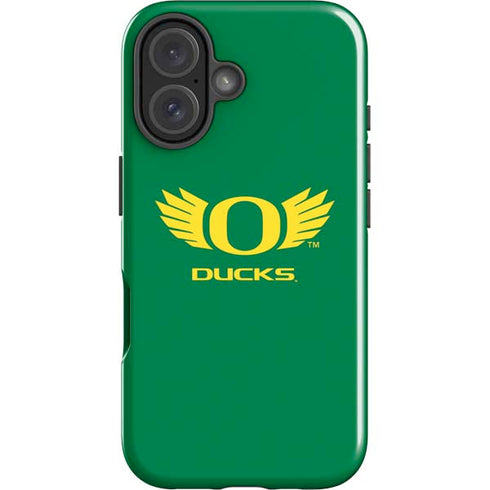 University of Oregon Ducks Green iPhone 16 Plus Impact Case