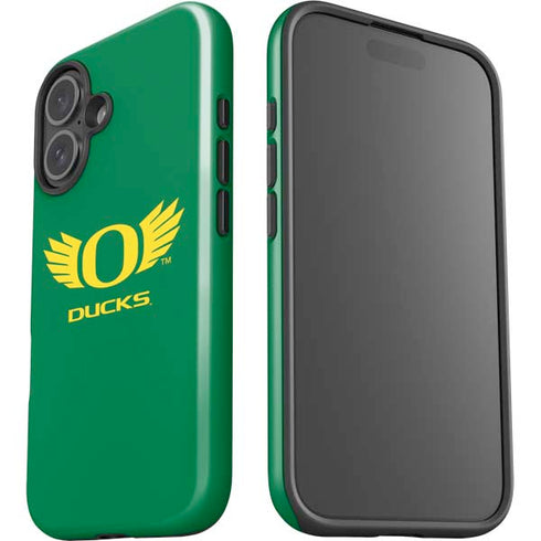 University of Oregon Ducks Green iPhone 16 Plus Impact Case