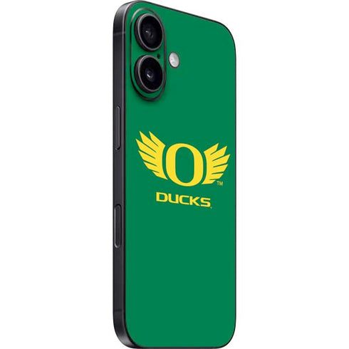 University of Oregon Ducks Green iPhone 16 Plus Skin