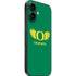 University of Oregon Ducks Green iPhone 16 Plus Skin
