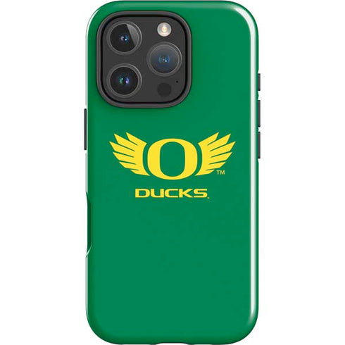 University of Oregon Ducks Green iPhone 16 Pro Impact Case