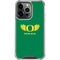 University of Oregon Ducks Green iPhone 16 Pro Max Clear Case