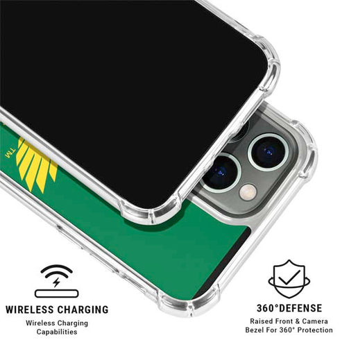 University of Oregon Ducks Green iPhone 16 Pro Max Clear Case