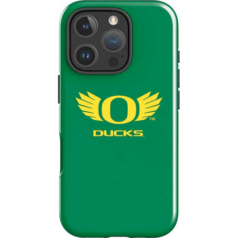 University of Oregon Ducks Green iPhone 16 Pro Max Impact Case