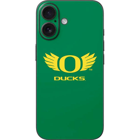University of Oregon Ducks Green iPhone 16 Skin