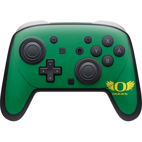 University of Oregon Ducks Green Nintendo Switch 2 (2025) Pro Controller Skin