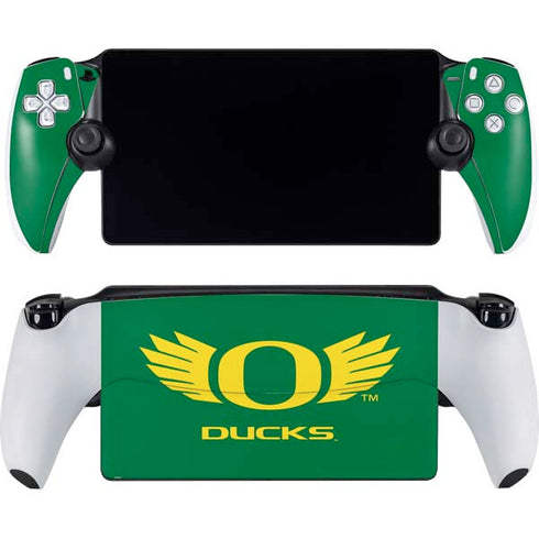 University of Oregon Ducks Green PlayStation Portal Remote Player Skin